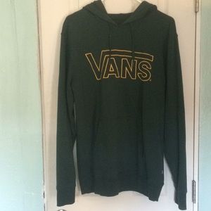 Vans hoodie (never worn) forest green size small